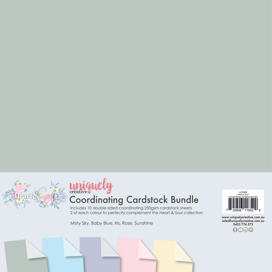 Uniquely Creative - Heart & Soul Coordinating Cardstock Bundle