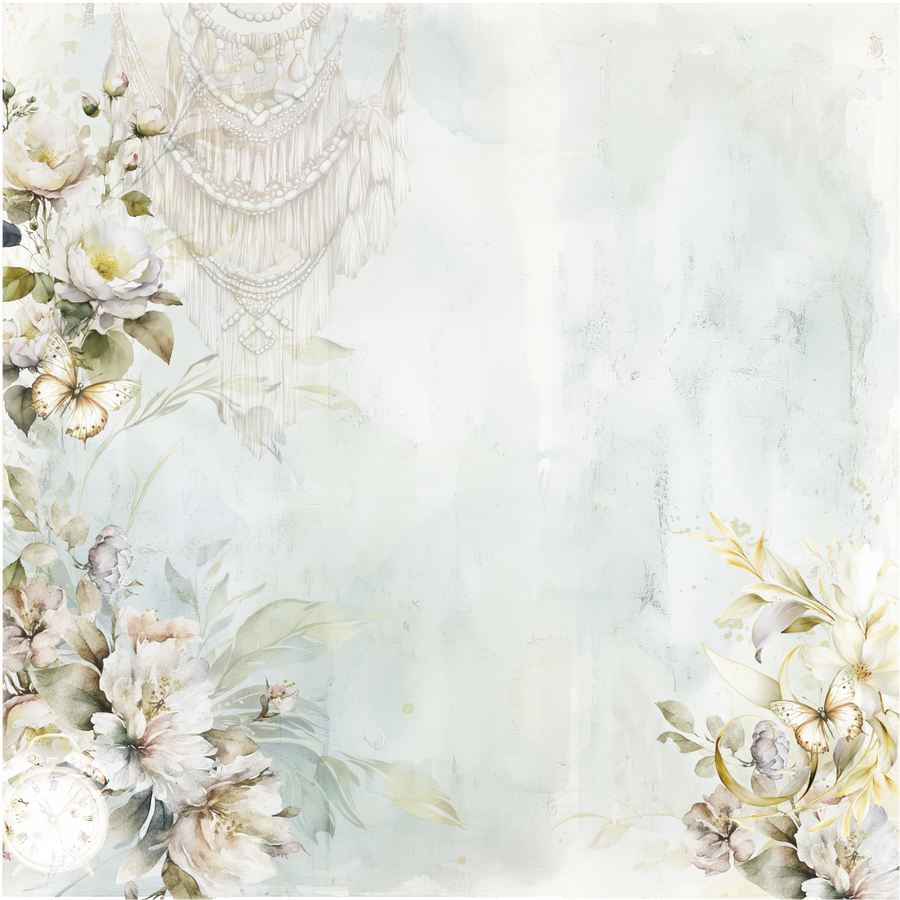Uniquely Creative - Summer Breeze Paper (Bohemian Escape Collection) Side A