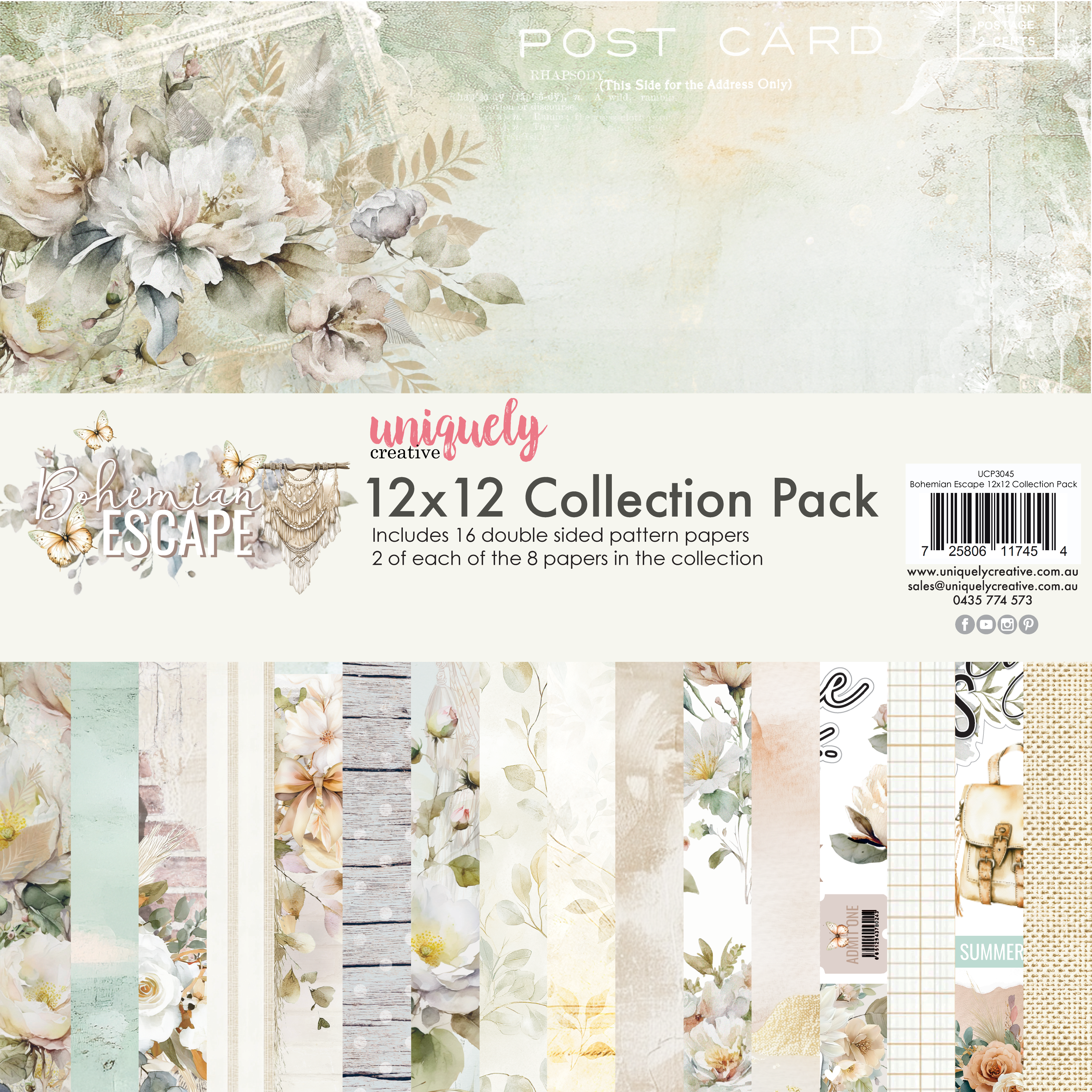 Uniquely Creative - Bohemian Escape 12 x 12 Collection Pack (Bohemian Escape Collection)