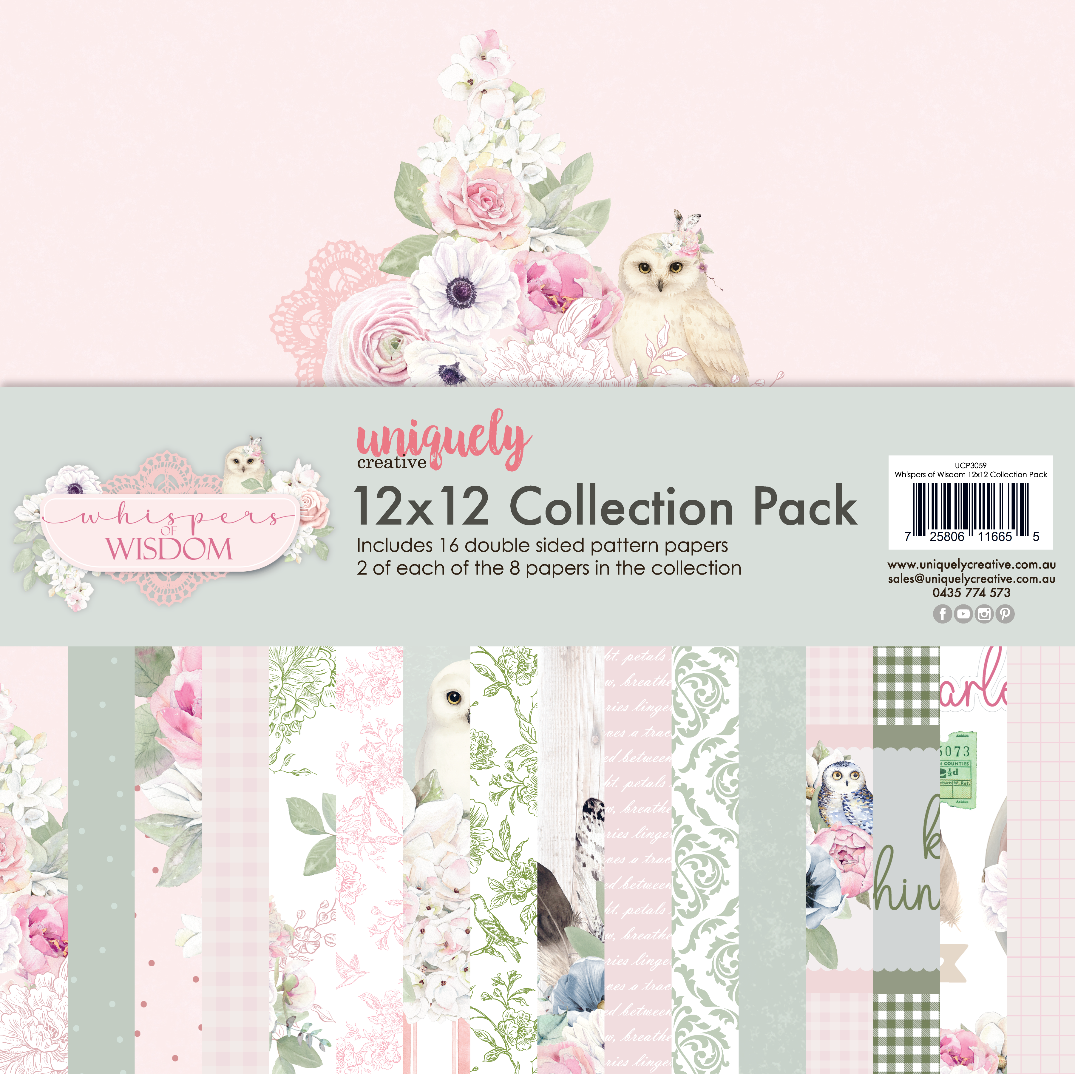 Uniquely Creative - Whispers of Wisdom 12 x 12 Collection Pack (Whispers of Wisdom Collection)