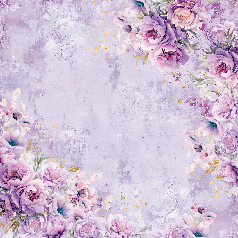 Uniquely Creative - Pretty Purples Paper (Ultraviolet Delight Collection) Side A