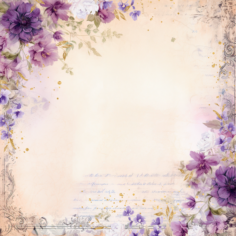 Uniquely Creative - Very Violet Paper (Ultraviolet Delight Collection) Side A