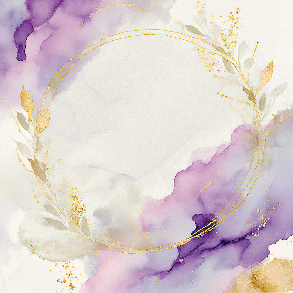 Uniquely Creative - Gold & Amethyst Paper (Ultraviolet Delight Collection) Side A