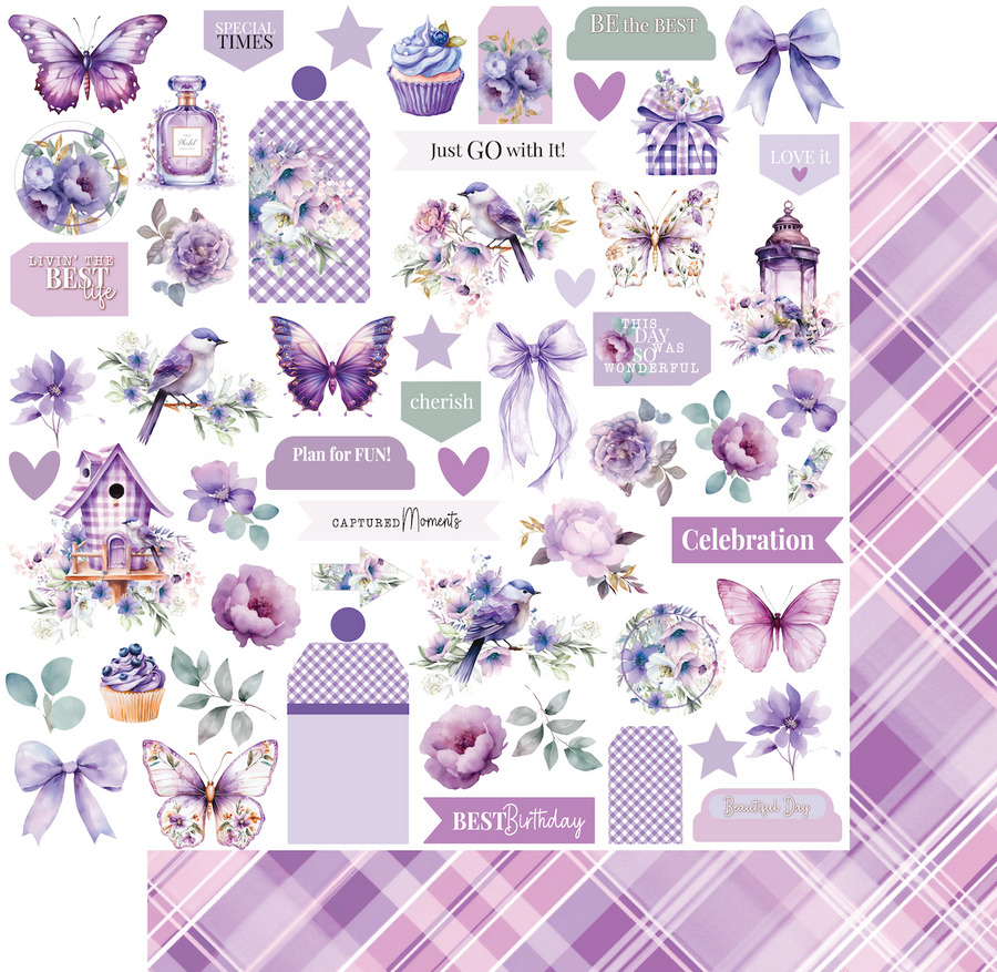 Uniquely Creative - Living Life's Moments Paper (Ultraviolet Delight Collection)