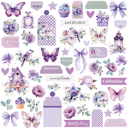 Uniquely Creative - Living Life's Moments Paper (Ultraviolet Delight Collection) Side A