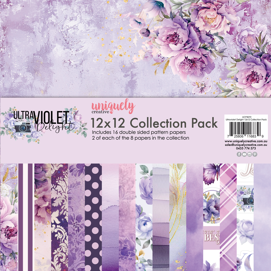 Uniquely Creative - Ultraviolet Delight 12 x 12 Collection Pack (Ultraviolet Delight Collection)