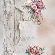 Uniquely Creative - Banksia Paper (Paperbark Blooms Collection) Side A
