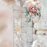 Uniquely Creative - Written Home Paper (Paperbark Blooms Collection) Side A