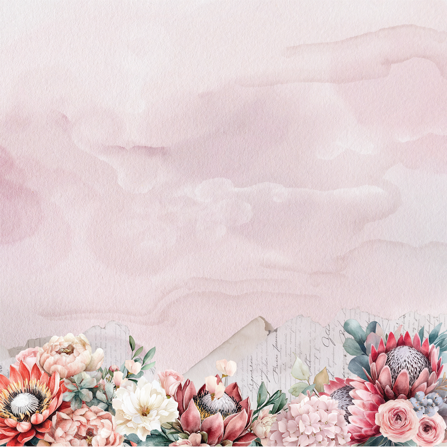 Uniquely Creative - Layered Bloom Paper (Paperbark Blooms Collection) Side A