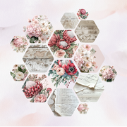 Uniquely Creative - Cut Florals Paper (Paperbark Blooms Collection) Side A