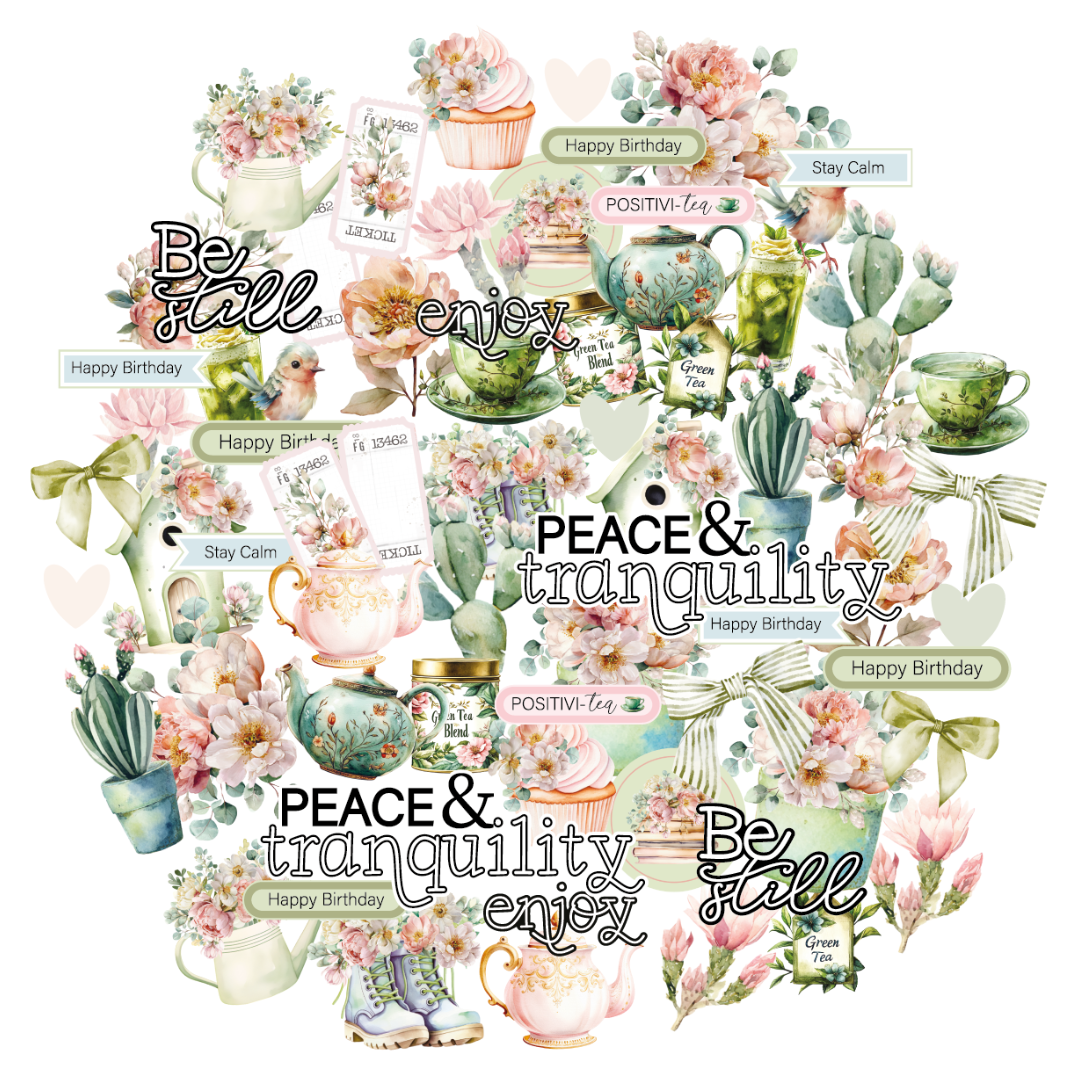 Uniquely Creative - Tea & Tranquility Creative Cuts (Tea & Tranquility Collection)