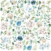 Uniquely Creative - Ephemeral Blooms Paper (Delighted Curiosities Collection) Side A