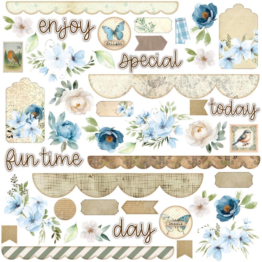 Uniquely Creative - Curiosity Cabinet Paper (Delighted Curiosities Collection) Side A