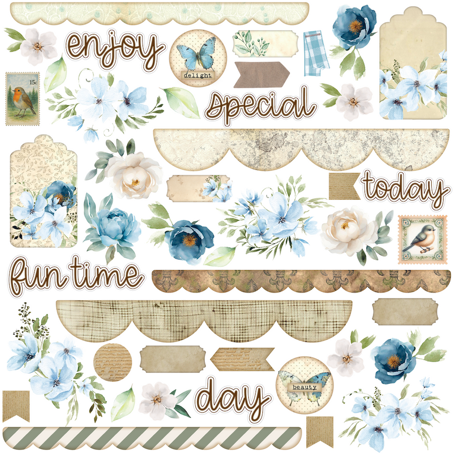 Uniquely Creative - Curiosity Cabinet Paper (Delighted Curiosities Collection) Side A