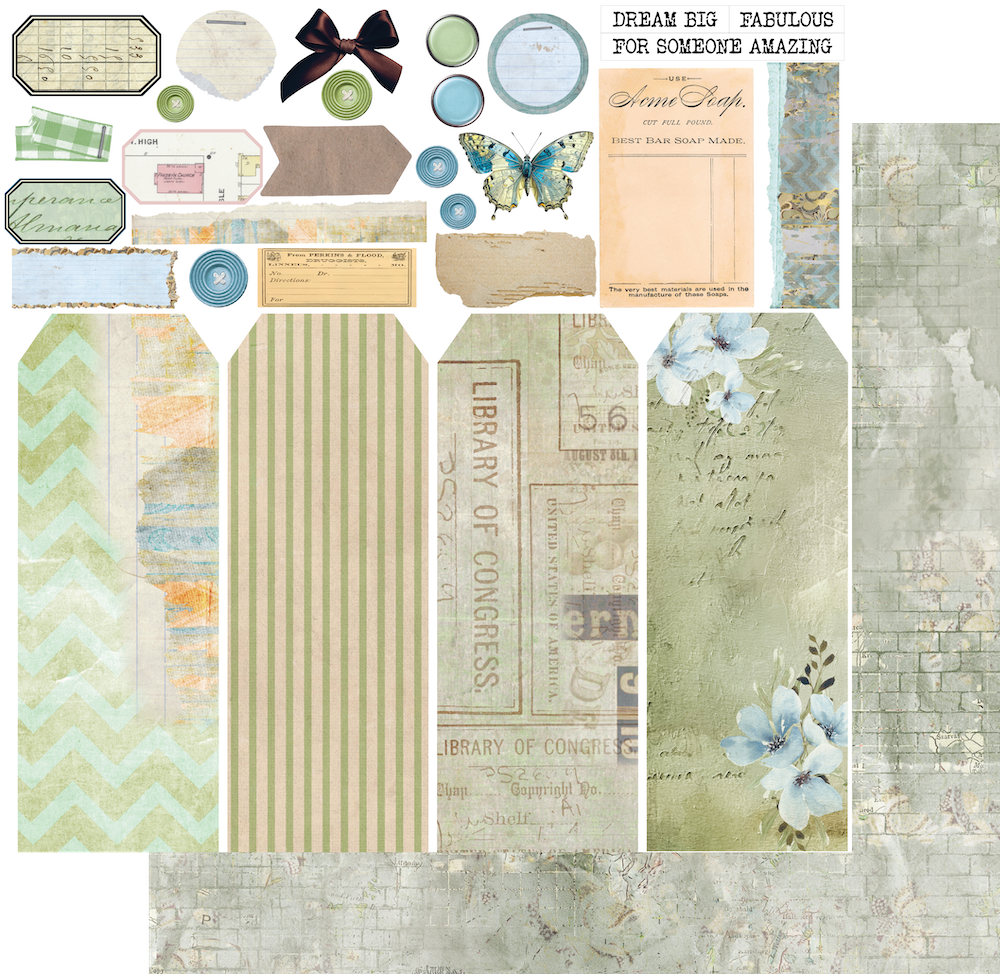 Uniquely Creative - Forgotten Treasures Paper (Delighted Curiosities Collection)