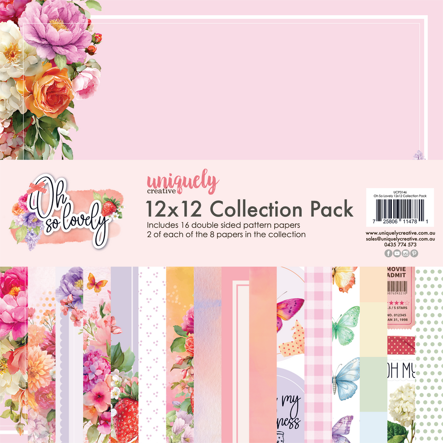 Uniquely Creative - Oh So Lovely 12 x 12 Collection Pack  (Oh So Lovely Collection)