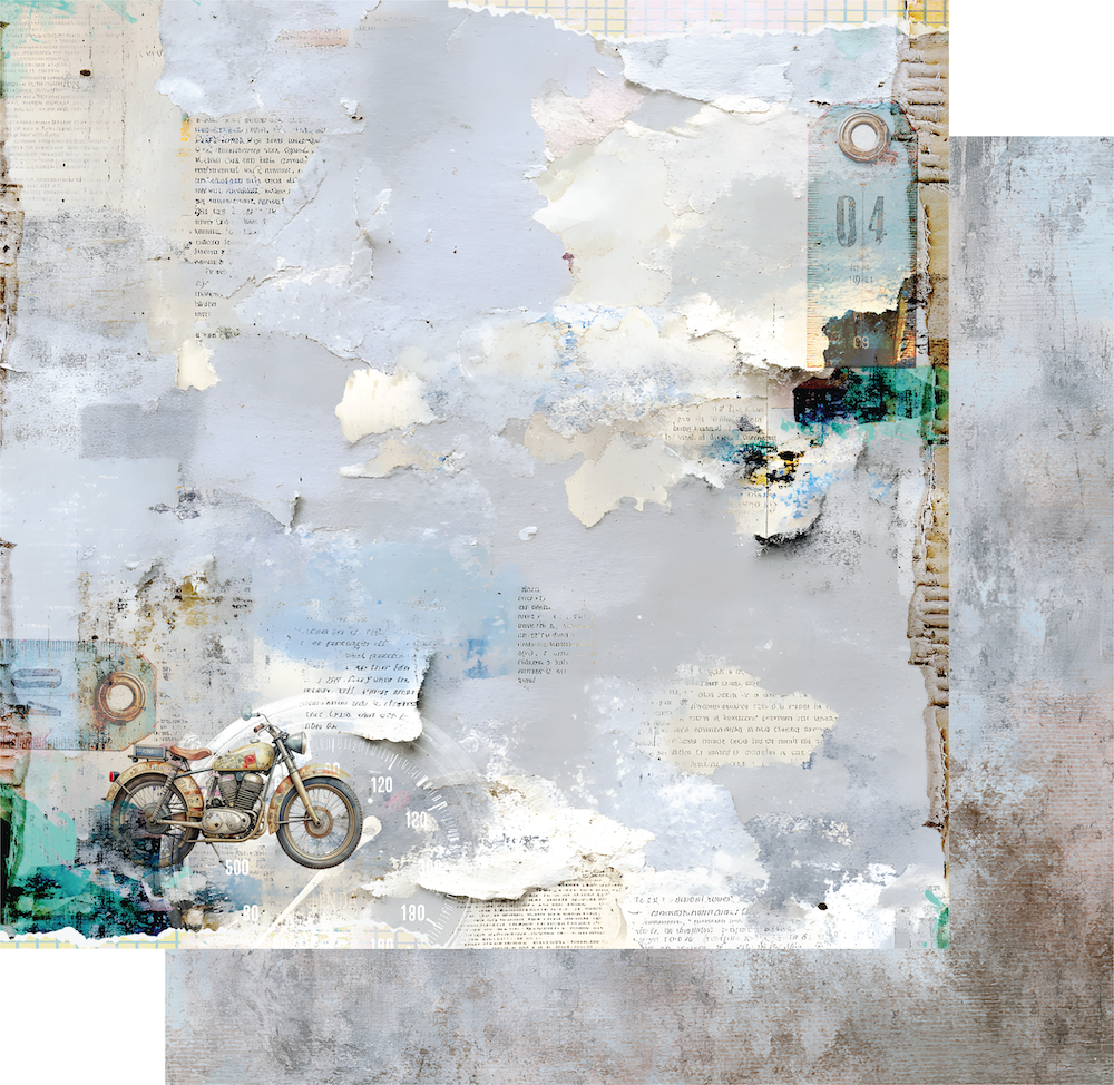 Uniquely Creative - Open Roads Paper (Wings & Wheels Collection)