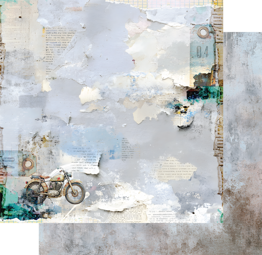 Uniquely Creative - Open Roads Paper (Wings & Wheels Collection)