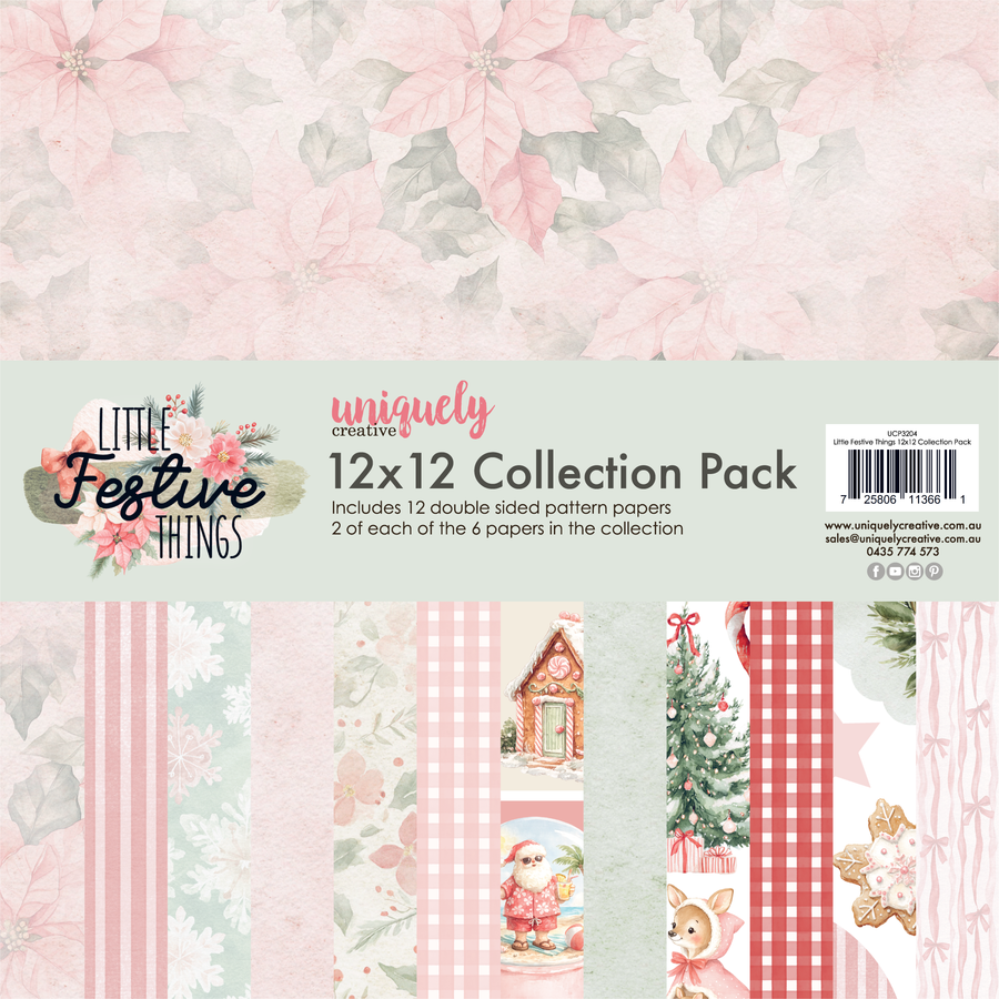 Uniquely Creative - Little Festive Things 12x12 Collection Pack (12 sheets)