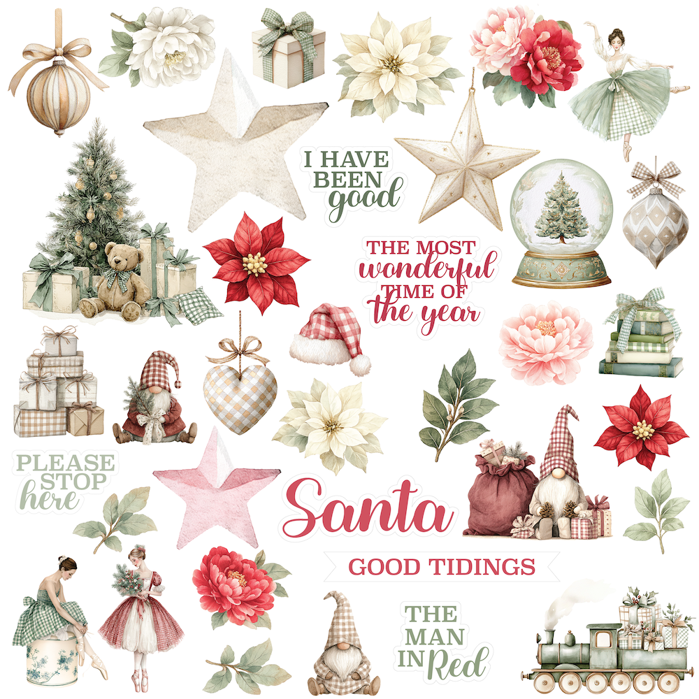 Uniquely Creative - Good Tidings Paper (Christmas Keepsakes Collection) Side A