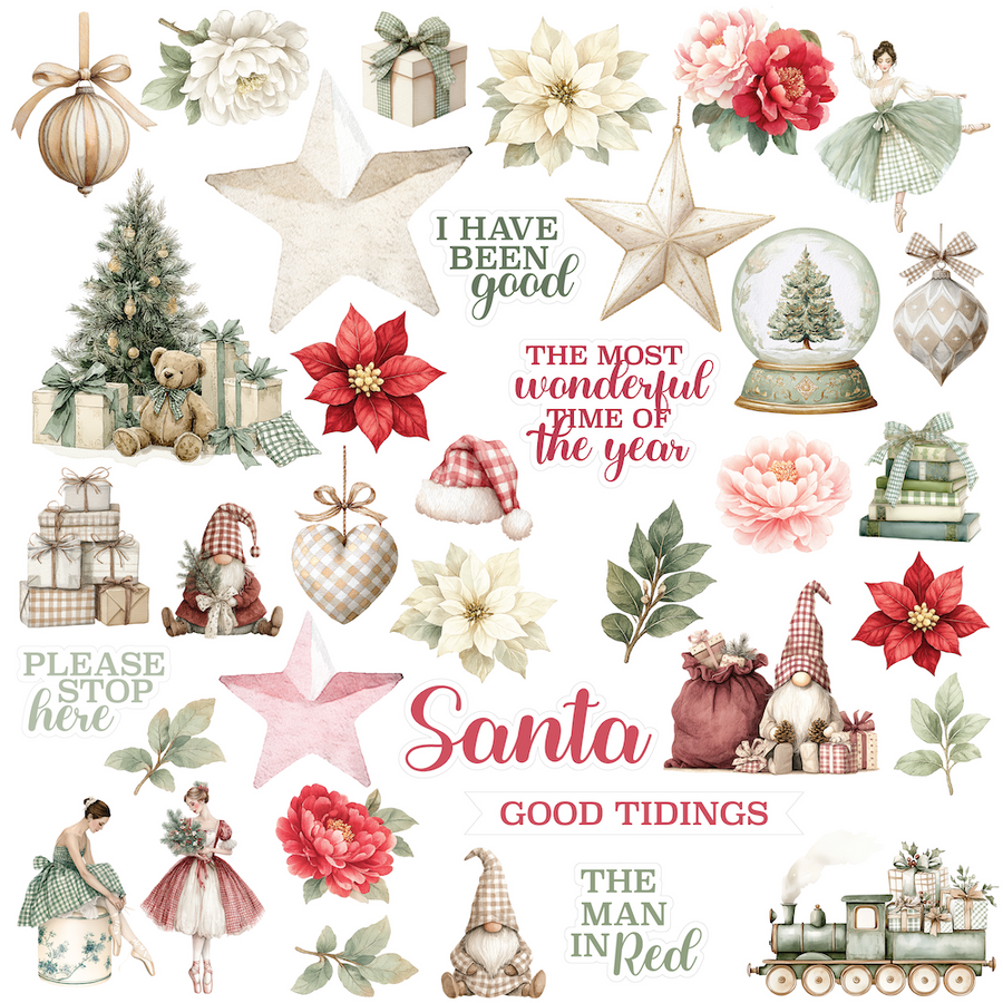 Uniquely Creative - Good Tidings Paper (Christmas Keepsakes Collection) Side A