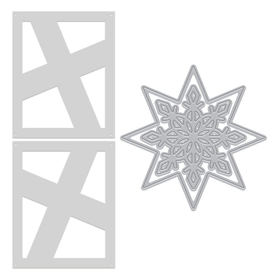 Hero Arts - Very Merry Star Die & Stencil Bundle from the Very Merry Collection