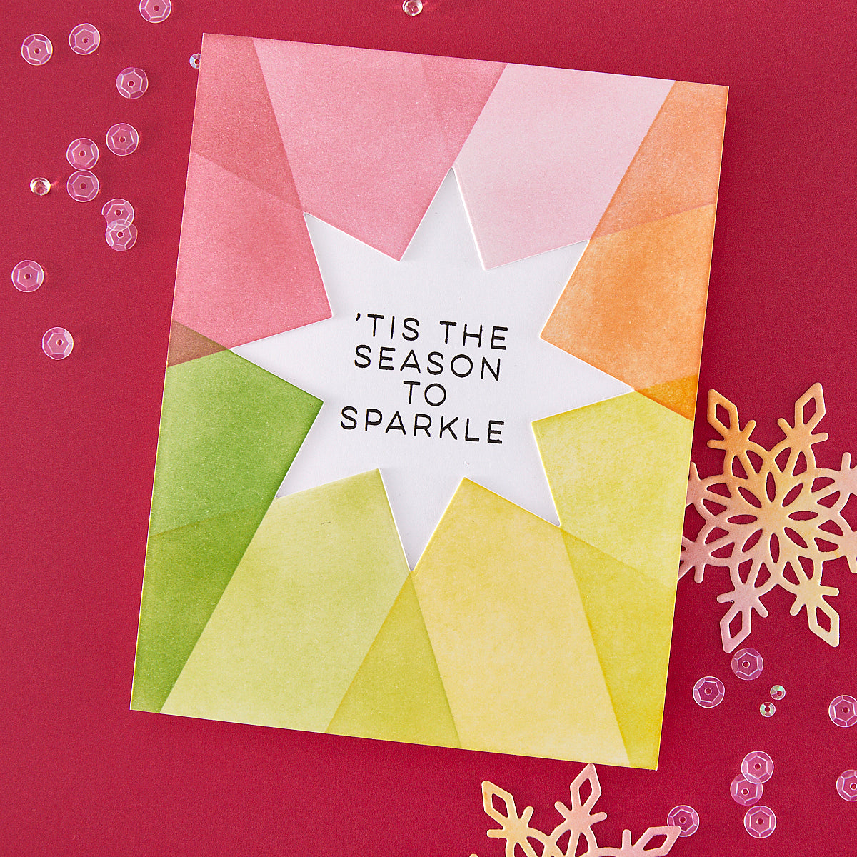 Hero Arts - Very Merry Star Die & Stencil Bundle from the Very Merry Collection