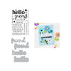 Hero Arts - Hello Friend Clear Stamp & Die Bundle