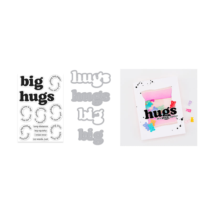 Hero Arts - Big Hugs Bundle by Hero Arts + Carly Tee