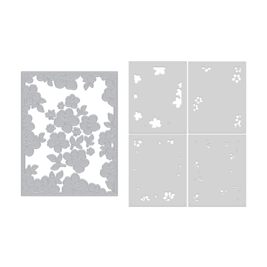 Hero Arts - Floral Frame Die & Stencil Bundle