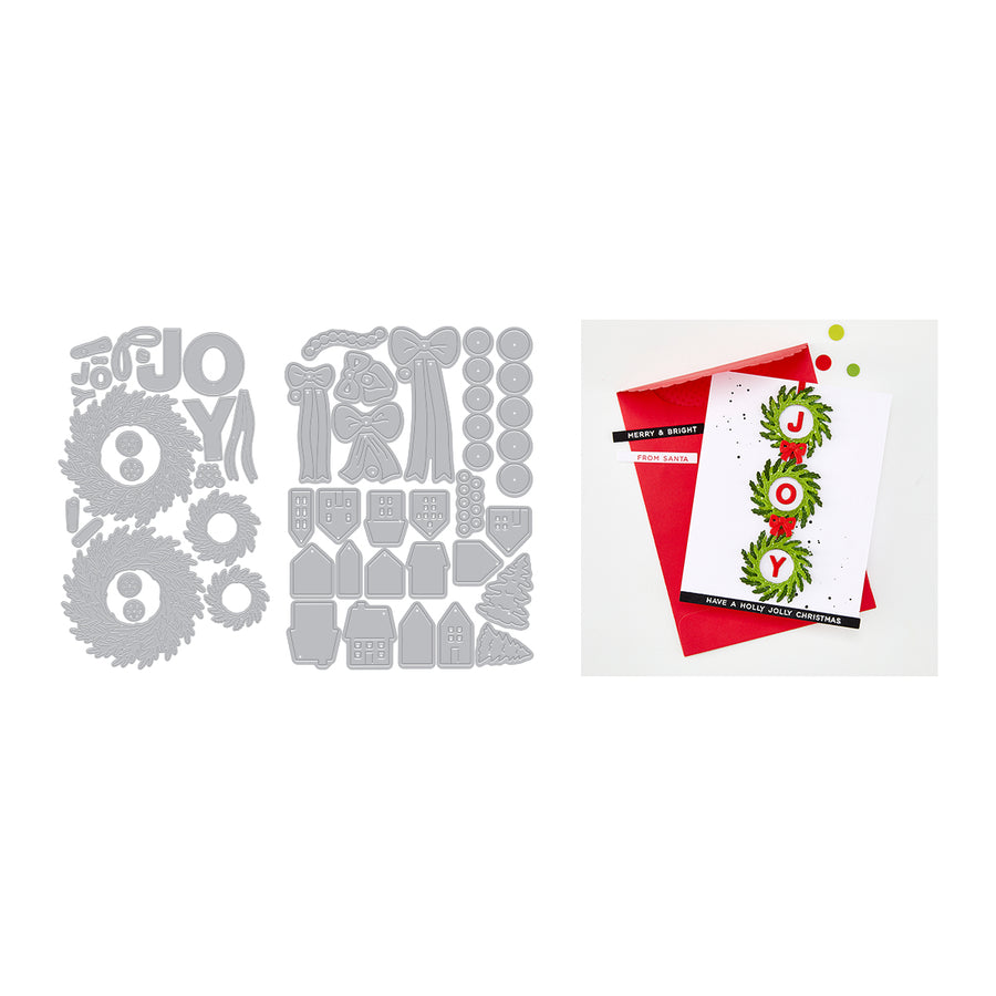 Hero Arts - Winter Wreath Bundle
