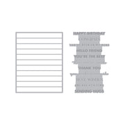 Hero Arts - Say It With Style Letterpress & Foil and Die Bundle