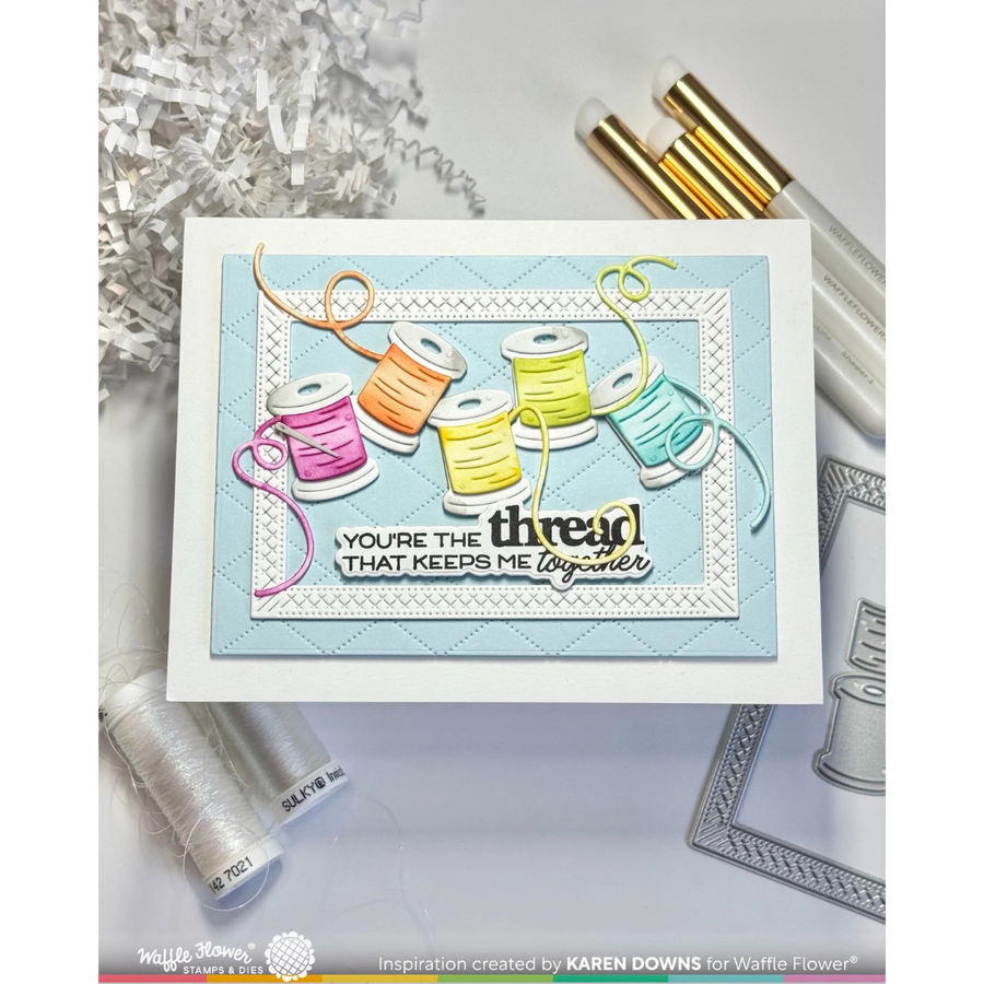 Waffle Flower - Quilted Hugs Sentiments Combo