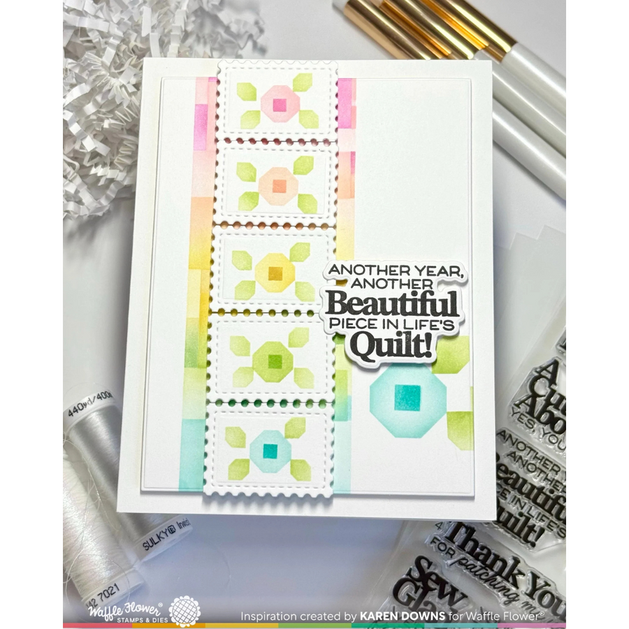Waffle Flower - Quilted Hugs Sentiments Combo