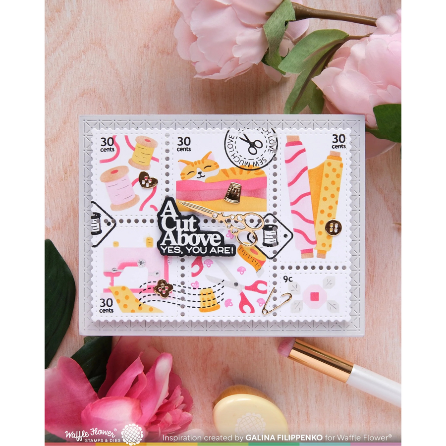 Waffle Flower - Quilted Hugs Sentiments Combo