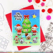 Waffle Flower - Holiday Cheer Sentiments stamps and dies combo