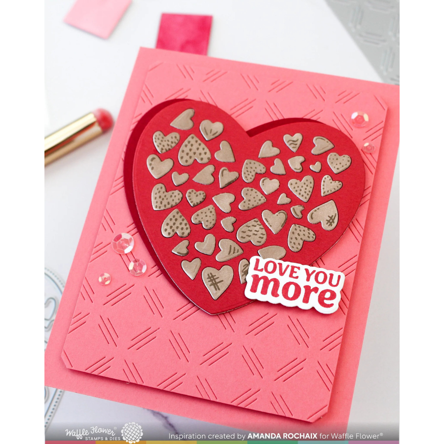 Waffle Flower - Love You More Sentiments Combo