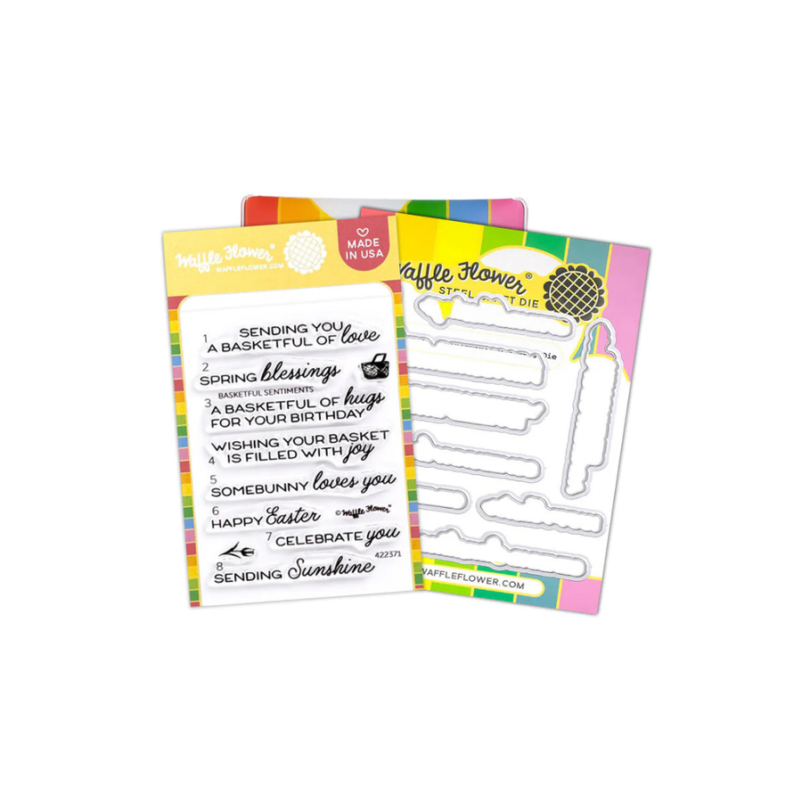 Waffle Flower - Basketful Sentiments Combo