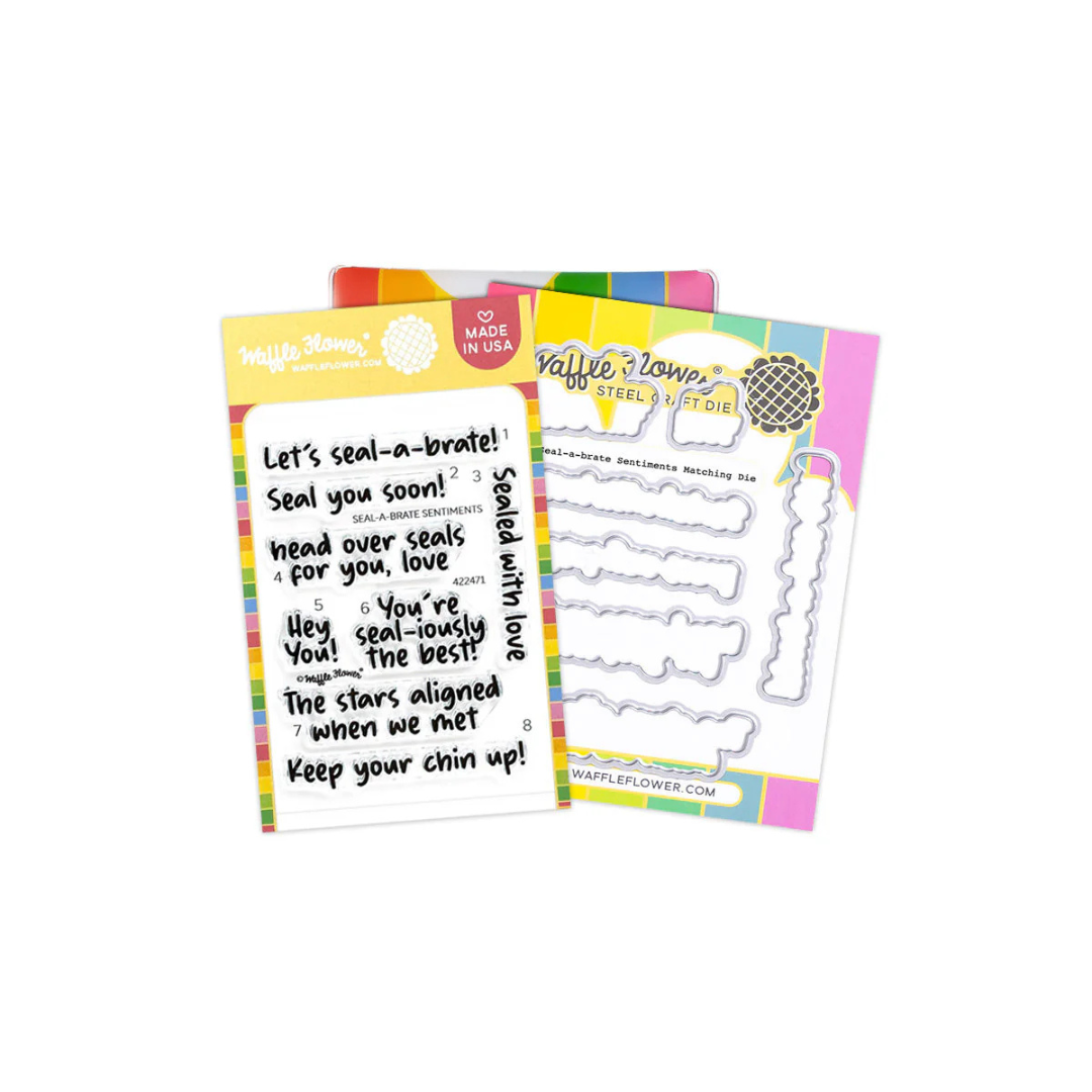 Waffle Flower - Seal-a-brate Sentiments Combo