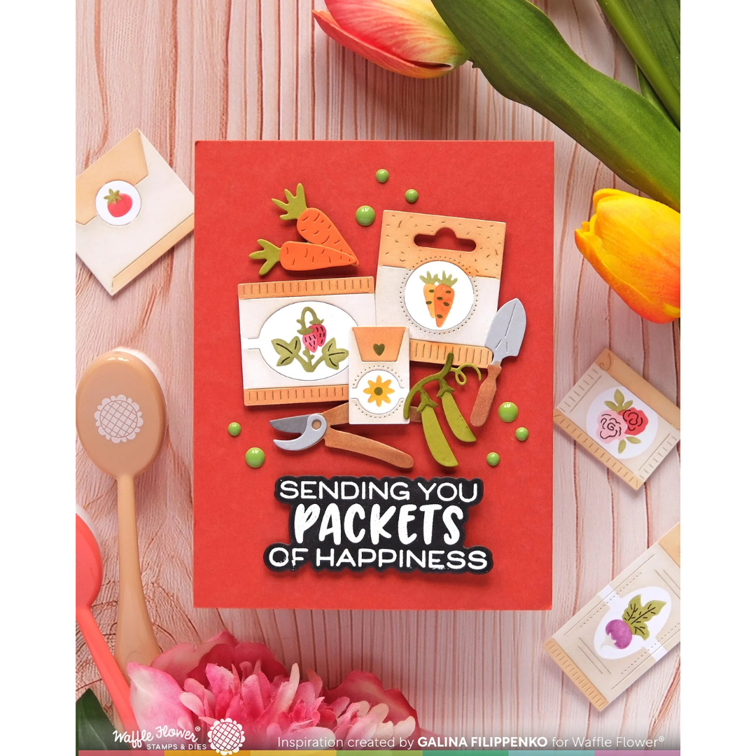 (PRE-ORDER) Waffle Flower - Green Thumb Sentiments Stamp Set