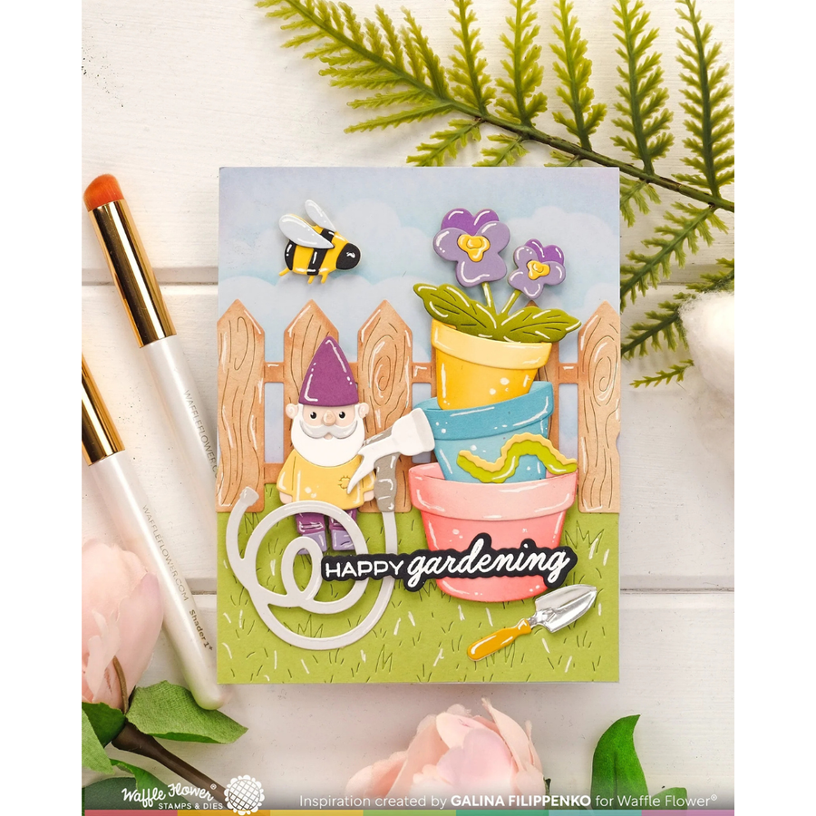 (PRE-ORDER) Waffle Flower - Green Thumb Sentiments Combo