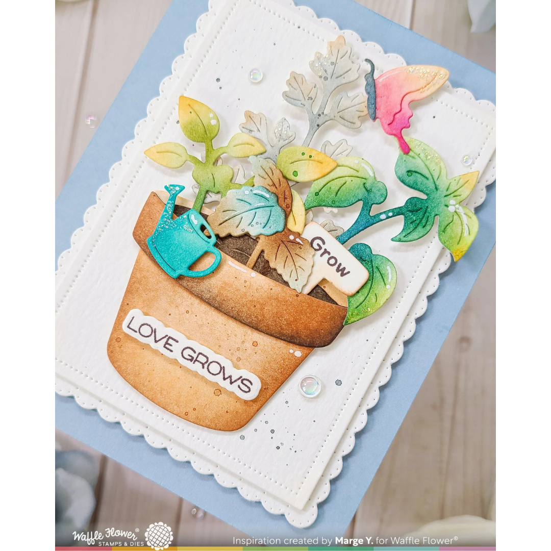 (PRE-ORDER) Waffle Flower - Plant Marker Words Stamp Set
