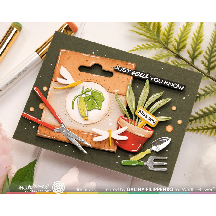 (PRE-ORDER) Waffle Flower - Plant Marker Combo
