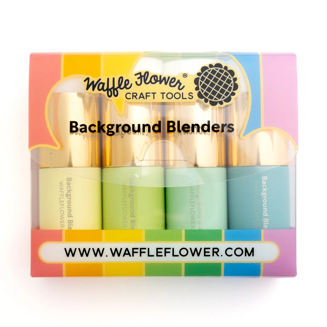 Waffle Flower - Background Blender - Greens