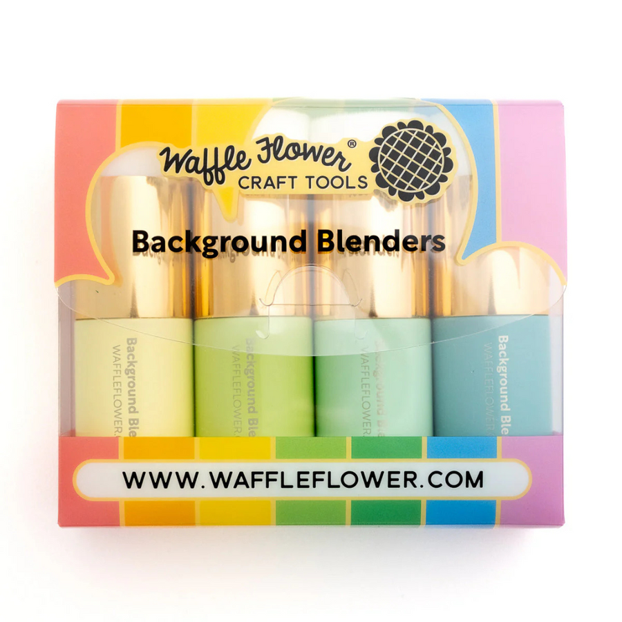 Waffle Flower - Background Blender - Greens