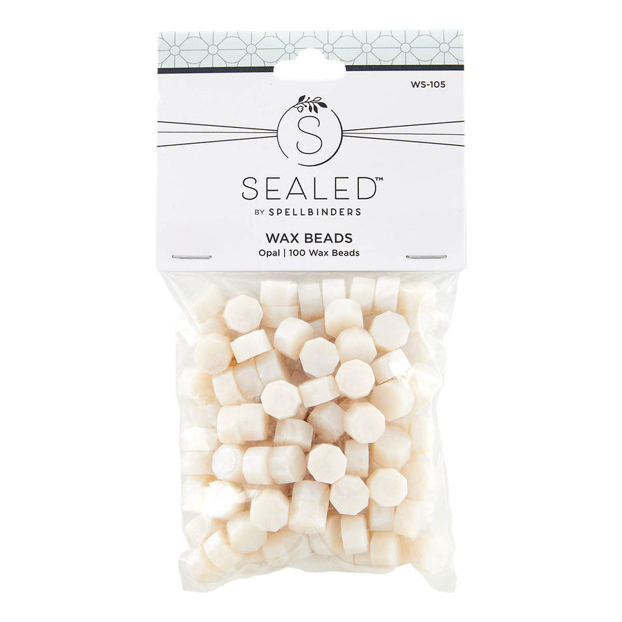 Spellbinders - Opal Wax Beads from The Sealed by Spellbinders Collection