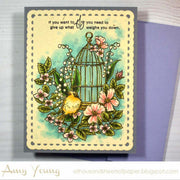 Colorado Craft Company - Be Free Stamp Set (Whimsy World Collection)