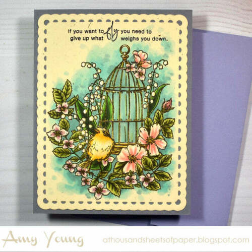 Colorado Craft Company - Be Free Stamp Set (Whimsy World Collection)