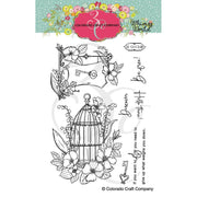 Colorado Craft Company - Be Free Stamp Set (Whimsy World Collection)