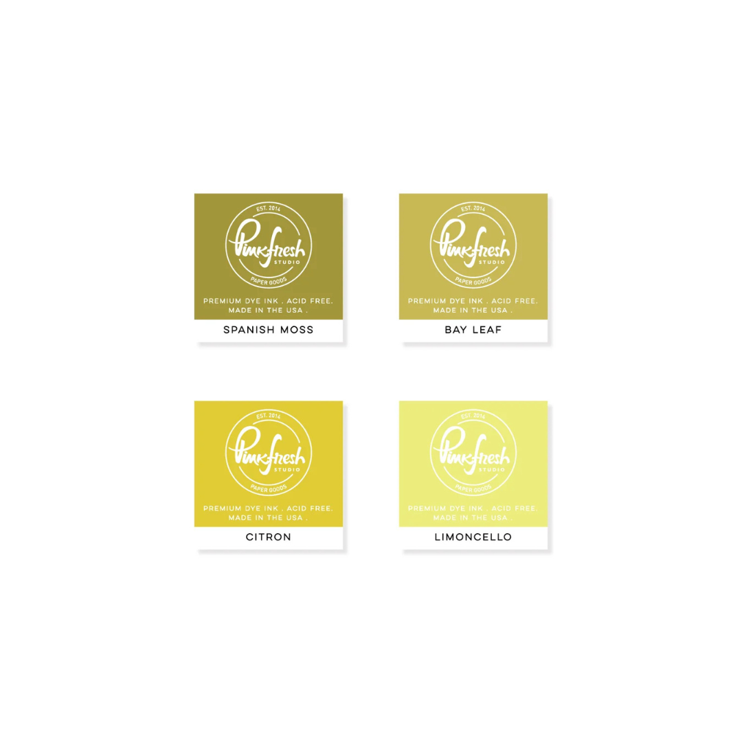 Pinkfresh Studio - Premium Dye Ink Cube Pack : Weeping Willow